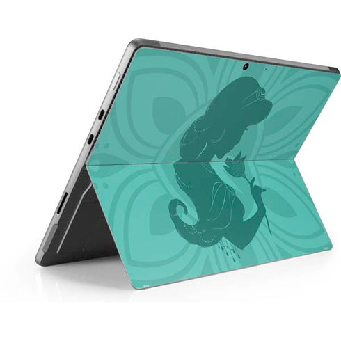 Disney Aladdin Princess Jasmine Silhouette Flower Surface Pro 8 Skin